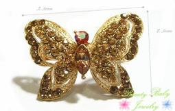 ♥漂亮寶貝飾品小站．aggumbdbu♥蝴蝶皇冠水晶鑽螃蟹夾、抓夾、鯊魚夾　J09-B005 歷史價格詳細信息