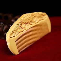 木梳梳子便攜檀木刻字加厚長發創意隨身實木質大號女士家用防靜電~閒雜鋪子 歷史價格詳細信息