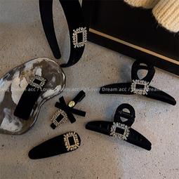 法式復古水鑽麥穗布藝大抓夾蕾絲高檔鯊魚夾後腦勺髮夾女新款頭飾 歷史價格詳細信息