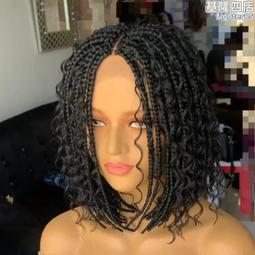 假髮彈力前蕾絲13x4女士中分小捲髮非洲化纖高溫絲假髮頭套 歷史價格詳細信息