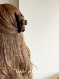 韓國發量多抓夾不規則大號新款質感溫柔髮夾百搭鯊魚夾盤髮器髮飾 歷史價格詳細信息