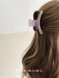 韓國大號龍骨抓夾高級感彩色醋酸髮夾發量多盤發鯊魚夾發抓女髮飾 歷史價格詳細信息