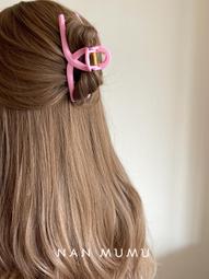 限時熱賣~2024新款夏季醋酸中號發量少盤發半紮後腦勺抓夾鯊魚夾發夾發飾 歷史價格詳細信息