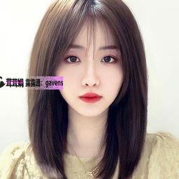 假發女整頂全頭套自然齊劉海補發片仿真發絲不用戴發網長發假發片 歷史價格詳細信息