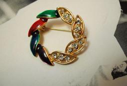 胸針 別針 琺瑯彩色韓國奢華大氣水晶胸針胸花開衫別針披肩扣毛衣服裝配飾女 衣服配飾-寶島百貨 歷史價格詳細信息