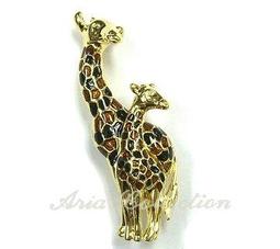 流行別針-長頸鹿 胸針 4.4x6.5公分 J038-BMF040 歷史價格詳細信息