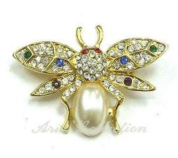 胸針 別針 蜜蜂胸針女高檔胸花韓國奢華大氣質徽章裝飾別針創意百搭衣服配飾 衣服配飾-寶島百貨 歷史價格詳細信息