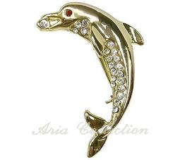 流行別針-海豚  胸針 3x10.5公分 J038-LH2715 歷史價格詳細信息