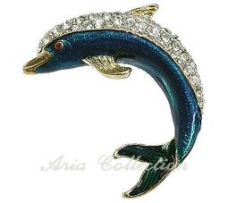 流行別針-海豚  胸針 3x10.5公分 J038-LH2715 歷史價格詳細信息