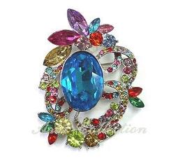 Bling Bling 別針  玫瑰花 胸針 10.5x10.5公分 J044-B047 歷史價格詳細信息