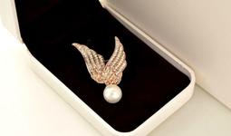 別針 胸針 珍珠圍巾扣絲巾扣環夾高檔女國航披肩扣日韓簡約百搭胸針配飾兩用 衣服配飾-寶島百貨 歷史價格詳細信息