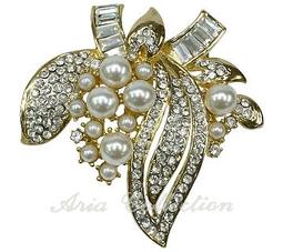 流行別針-珍珠鳥 胸針  5.9x3公分 J038-B070 歷史價格詳細信息
