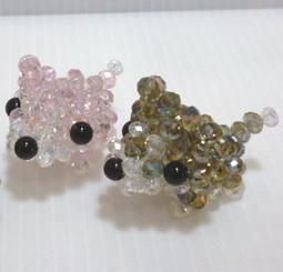 ~巧思串珠小舖~4mm捷克水晶貴賓.北京狗串珠成品(1入) 歷史價格詳細信息