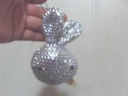 全新.兔子戒指女純銀時尚輕奢韓版學生開口可調節飾品個性閨蜜同款可愛~玲瓏心飾 歷史價格詳細信息