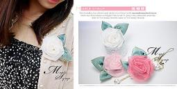 ☆韓國進口-春氛甜美感 水玉點點立體層次花朵香蕉夾(700-37-1)*(現貨) 歷史價格詳細信息