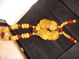 黃玉貔貅一對+三彩玉項鍊(R07) 歷史價格詳細信息