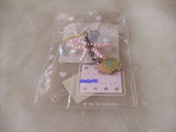 全新 日本SANRIO kiki lala雙子星 粉紅色星形手機吊飾(938572)***2005年(已絕版) 歷史價格詳細信息