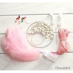 【完美家居】現貨 森林系捕夢網 ❗️附燈串 繼承者們 師傅手工製作❗️補夢網  創意禮物 生日禮物 汽車掛件 歷史價格詳細信息