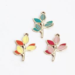 ❤心之芳手作工坊❤✨精美合金貼/掛飾 ✨AA454~ [3入裝]DIY手工耳飾品配件【彩色貝殼珍珠合金吊墬掛件】 歷史價格詳細信息