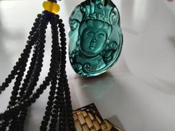 松石綠黃財神吊墜，s9999足銀手工鍛打5139 歷史價格詳細信息