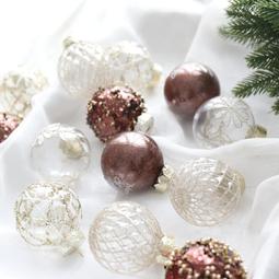 耶誕節裝飾品耶誕球雪花星星掛件裝扮耶誕樹配飾場景佈置拍照道具 歷史價格詳細信息