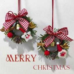 耶誕節裝飾品雪花環2024新款耶誕樹圈家用酒店場景佈置門掛飾吊飾 歷史價格詳細信息