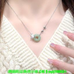 新款925純銀平安扣夾扣頭簡約diy翡翠玉石蜜蠟扣頭吊墜扣銀扣包郵-沐雨家居 歷史價格詳細信息