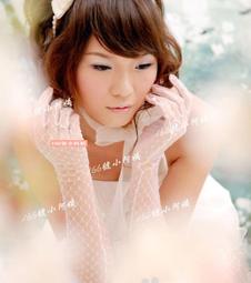 【166號小阿姨】新娘婚紗禮服手套蕾絲紗手套無指勾指手套薄手套 紅色 白色 。預購 價格比較,價格查詢,歷史價格詳細信息