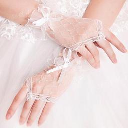 【166號小阿姨】新娘婚紗手套蕾絲韓式手套短款 露指手套 表演手套《黑色  紅色 白色》預購 價格比較,價格查詢,歷史價格詳細信息