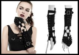 ＊MINI PUNK LOLO＊黑暗龐克視覺-黑闇之境.惡魔禁獵區狩魔人異質拼接個性龐克襯衫(SHT049)PUNK 歷史價格詳細信息