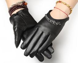 『老兵牛仔』CF-2005春秋冬季山羊皮保暖加絨真皮手套/女手套/時尚/羊皮手套/個性 歷史價格詳細信息