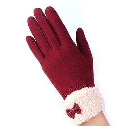 馬卡龍購物★保暖加絨護耳防風針織貝蕾帽蝴蝶結兔毛帽-粉紫 歷史價格詳細信息