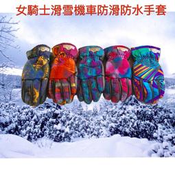 火力全開888 防風 防水 防滑 防寒戶外機車活動繡花手套-女款 歷史價格詳細信息