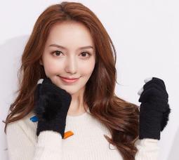 女士德絨半指手套秋冬季學生寫字電腦手機遊戲舒適彈力保暖手套男 歷史價格詳細信息