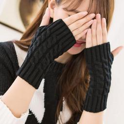 針織麻花露指手套1470半指保暖針織打字男女加厚毛線小8字織花手肘保暖百搭手套 價格比較,價格查詢,歷史價格詳細信息