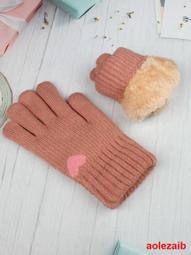 秋冬季加厚加絨手套女士雙層防風騎車手套可愛保暖韓版春觸屏 歷史價格詳細信息