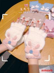 韓版毛絨手套冬季女生可愛加絨加厚保暖防寒五指騎行開車女士手套 歷史價格詳細信息