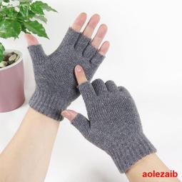 女士德絨半指手套秋冬季學生寫字電腦手機遊戲舒適彈力保暖手套男 歷史價格詳細信息