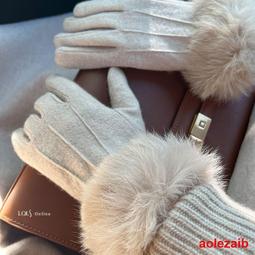 冬季羊毛手套女款2023新款保暖加絨加厚戶外騎行電動車防風可觸屏 歷史價格詳細信息