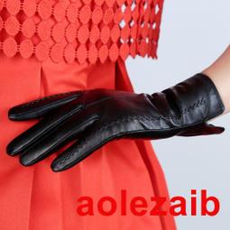 秋冬季男女士騎車開車加絨加厚純色保暖全指針織毛線觸屏魔術手套 歷史價格詳細信息