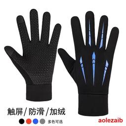 手套男士秋冬季青年情侶手套加厚男女士冬季騎行保暖戶外抓絨手套 歷史價格詳細信息