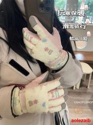 保暖手套男冬季女滑雪騎行防寒加絨加厚防風防水摩托車觸屏棉手套 歷史價格詳細信息