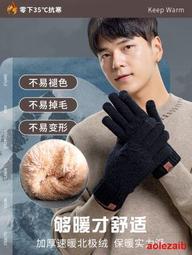 手套冬季女士保暖觸屏毛線加絨加厚戶外韓版可愛毛絨針織手套DZ23 歷史價格詳細信息
