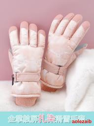 全掌觸屏男女情侶滑雪手套 冬季加絨厚棉保暖騎行電動車防寒防水 歷史價格詳細信息