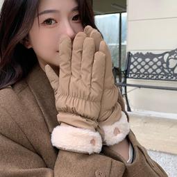 手套保暖男女士防寒防風戶外騎行防滑觸屏防水運動開車手套秋冬季 歷史價格詳細信息