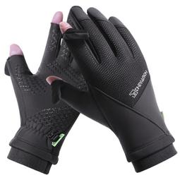 男女士冬季騎行保暖三指觸屏手套 高彈性 加絨加厚毛線針織手套 歷史價格詳細信息