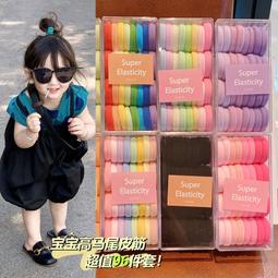 不傷發頭繩扎高馬尾橡皮筋高彈力耐用髮圈髮圈女扎頭皮套新款頭飾 歷史價格詳細信息