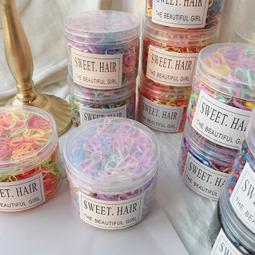 皮套細發小無扎繩痕頭髮簡約扎圈髮圈發高彈力女耐用黑色頭橡皮筋 歷史價格詳細信息