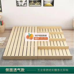 【榻榻米】保固五年優選榻榻米實木床架床墊增高鋪板透氣折疊床板木板無床頭簡約地臺床 價格比較,價格查詢,歷史價格詳細信息