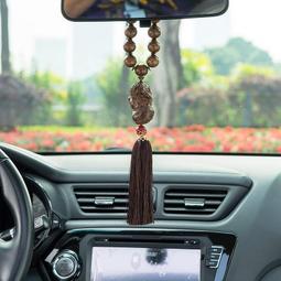 公司貨汽車掛件 車載掛件吊墜 汽車吊飾 掛飾車內裝飾品 汽車掛件 黃楊木蓮花桃木祈福保平安高檔車載車內吊飾車內掛飾 歷史價格詳細信息